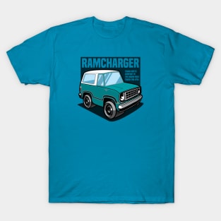 Turquoise Ramcharger - 1974 T-Shirt